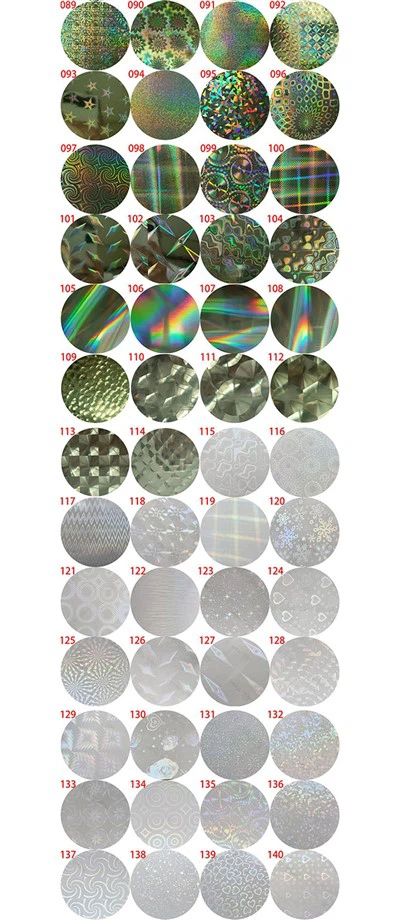 Холографски филм Глиттер Филм Раинбов Филм